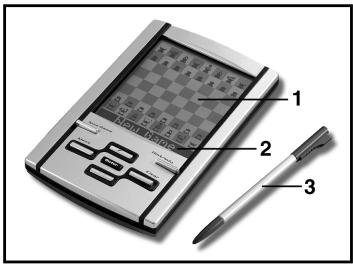 SAITEK TOUCHSCREEN TRAVEL CHESS - Touches et characteristiques - 1