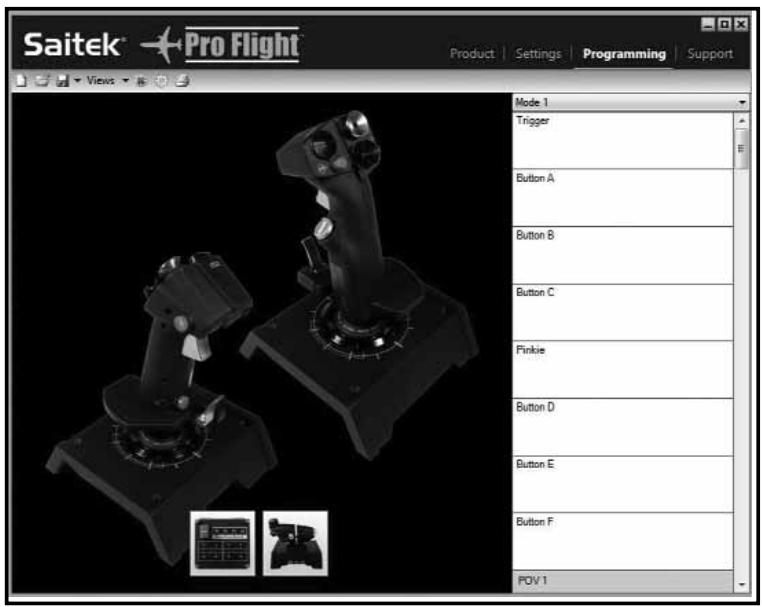 SAITEK X-65F PRO FLIGHT COMBAT CONTROL SYSTEM - Les fonctionnalités du calcul de programmation Smart Technology - 3