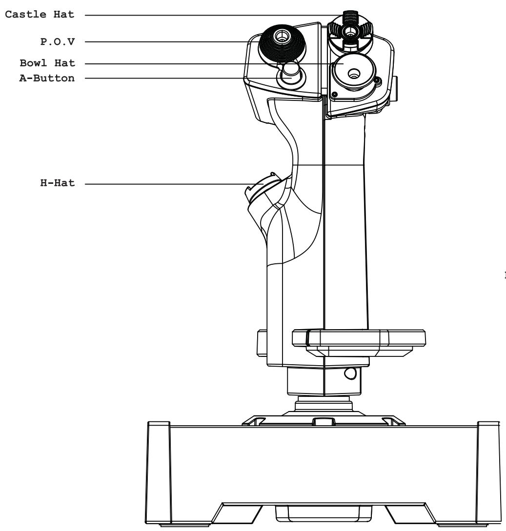 SAITEK X-65F PRO FLIGHT COMBAT CONTROL SYSTEM - 1