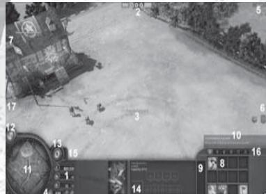 GAMES PC COMPANY OF HEROES - Écran de jeu et éléments de l'interface utilisateur - 1