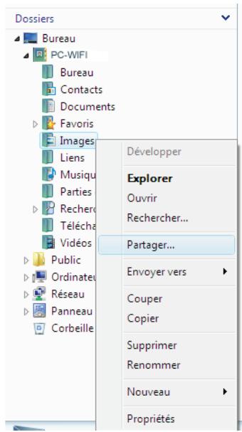 HERCULES EPLUG 200 MINI-MULTI - Windows Vista : Mettre en partage des dossiers publics ou personnels - 1