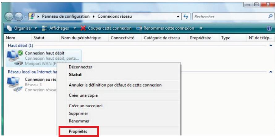 HERCULES EPLUG 200 MINI-MULTI - Windows Vista : Partager une connexion ADSL dans un réseau de type Ad hoc - 4