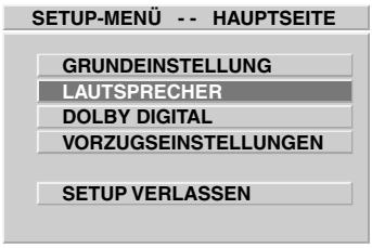 CLATRONIC DVD 534 HC - Ein- bzw. Abschalten einzeln Tonkanäle: - 1