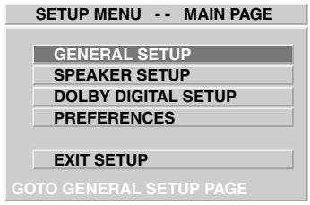 CLATRONIC DVD 534 HC - Setting the menu language (OSD SPRACHE): - 1