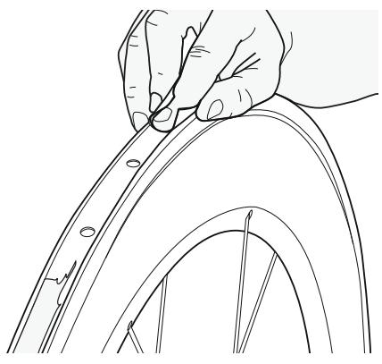 BONTRAGER TUBULAR WHEEL - Préparation de la jante tubulaire - 1
