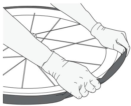 BONTRAGER TUBULAR WHEEL - Fixation du boyau à la jante - 4