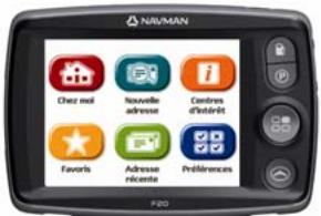 NAVMAN F20 - Menu principal - 1