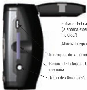 NAVMAN ICN 320 - Componentes laterales - 1