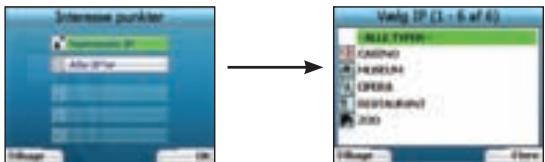 NAVMAN ICN 320 - Navigering til et relevant sted (IP) - 1