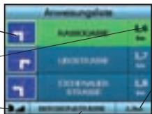 NAVMAN ICN 320 - Bildschirm „Anweisungsliste" - 1
