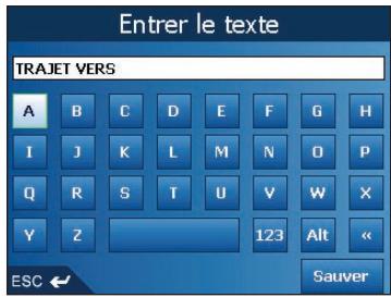 NAVMAN ICN 510 - Modification du nom d'un favori - 2