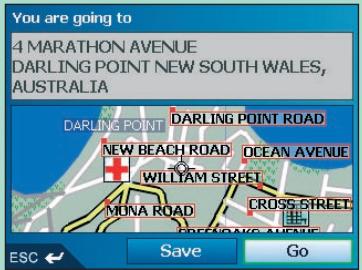 NAVMAN ICN 510 - Sixieme etape : Trouver le numero de rue de destination - 2