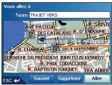 NAVMAN ICN 510 - Modification du nom d'un favori - 1