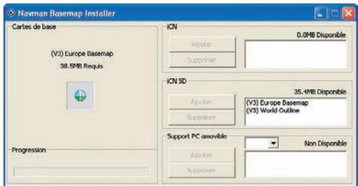 NAVMAN ICN 510 - Installation de la Basemap - 1