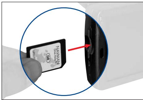 NAVMAN ICN 510 - Insertion de la carte mémoire - 1