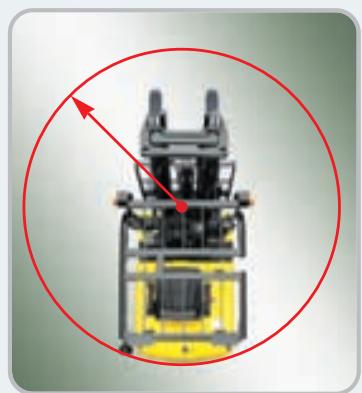 HYUNDAI 15BT-7 - Système anti-roulement arrêté, vitesse de déplacement rapide et capacité de gravissement de pente - 2