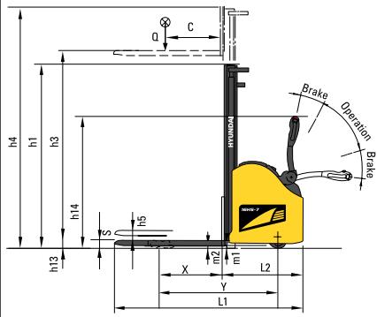 HYUNDAI 16HS-7 - DIMENSIONS - 1