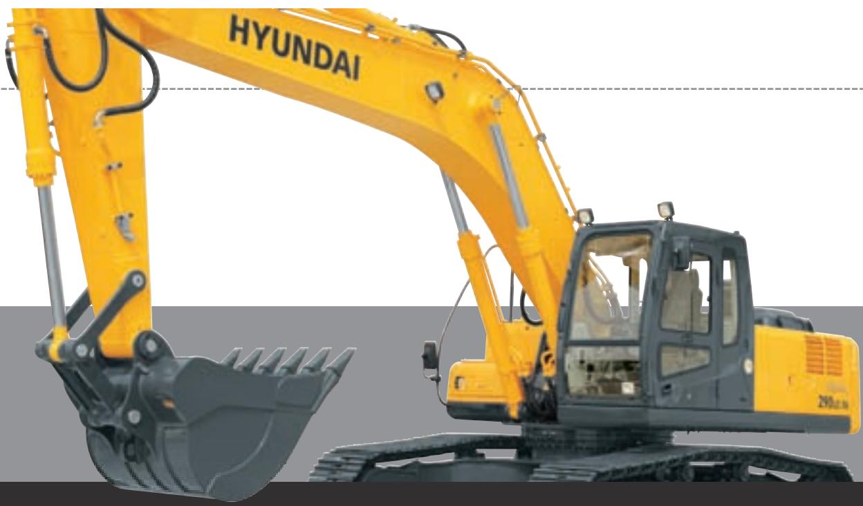 HYUNDAI R290LC-7A - Pédales de translation souples et repose-pieds - 2