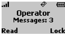 MITSUBISHI TRIUM GALAXY - Unanswered call, voice mail and new SMS message indicators - 1
