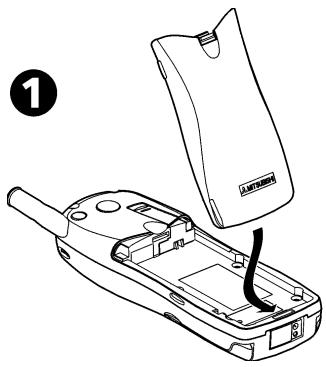 MITSUBISHI TRIUM GALAXY - Fitting the battery - 1