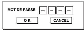 MITSUBISHI SD430U - Pour annuler la fonction de verrouillage par mot de salle : - 2