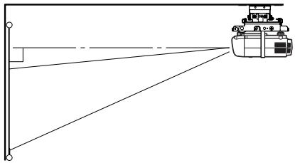 MITSUBISHI SD430U - Projection avant, fixation au plafond - 1