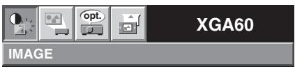 MITSUBISHI SD430U - Utilisation du menu - 1