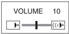 MITSUBISHI SD430U - Volume du haut-parleur - 1