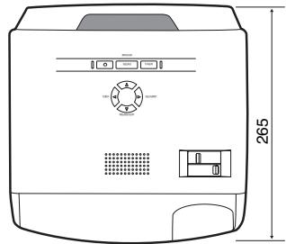 MITSUBISHI SD430U - Vues de l'appareil (unité : mm) - 1