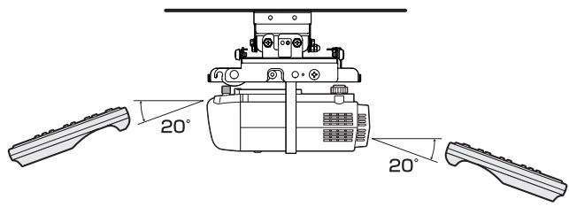 MITSUBISHI SD430U - Angle de réception (vertical), fi xation au plafond - 1