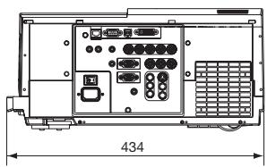MITSUBISHI XL6500U - Scheme d'encombrement (unité: mm) - 4