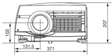 MITSUBISHI XL6500U - Scheme d'encombrement (unité: mm) - 3