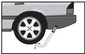 POWERFIX KH 4055 WHEEL NUT WRENCH - Achtung: - 1
