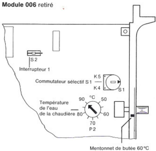 BUDERUS MODULE 006 - PréRéglage d'usine 90°C - 1