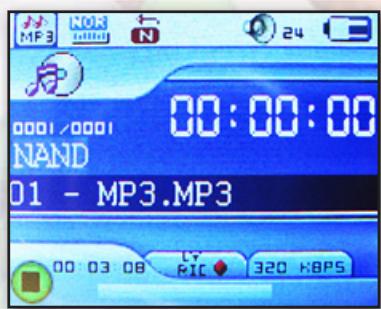 SWEEX MP605 - Réglages du mode musique/lecture - 5