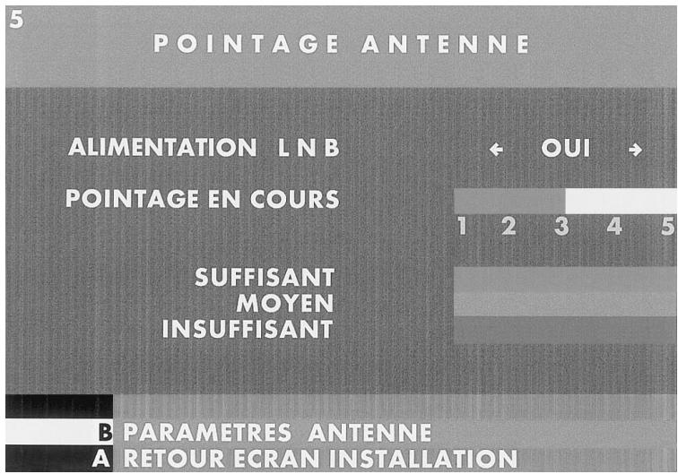 CANAL PLUS MEDIASAT PIONEER DBR-S200F - ETAPE A : POINTAGE DEL'ANTENNE - 1