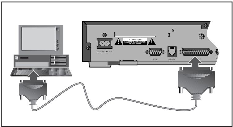 CANAL PLUS MEDIASAT PIONEER DBR-S200F - Connexion d'un micro-ordinateur - 1