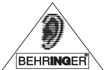 BEHRINGER MIC2200 - Notice d'utilisation - 1