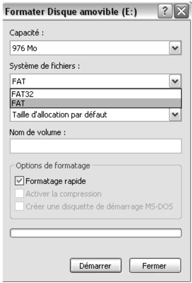 STOREX OWNZIC GV25 - Formatage du baladeur - 3