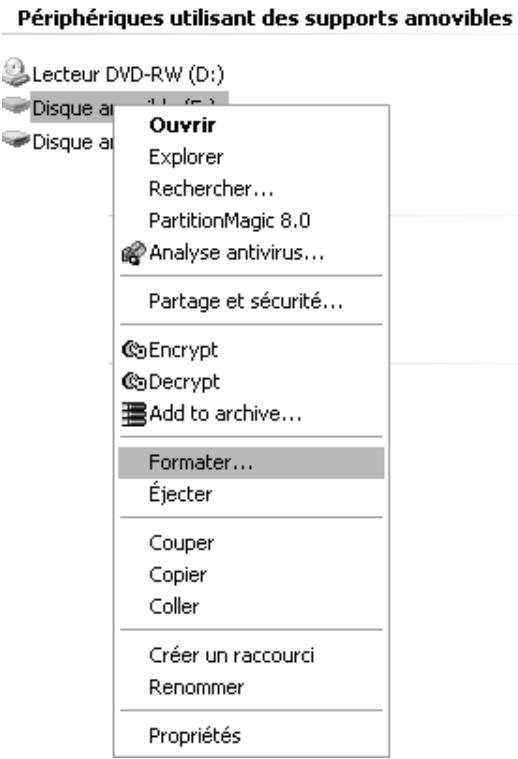 STOREX OWNZIC GV25 - Formatage du baladeur - 1
