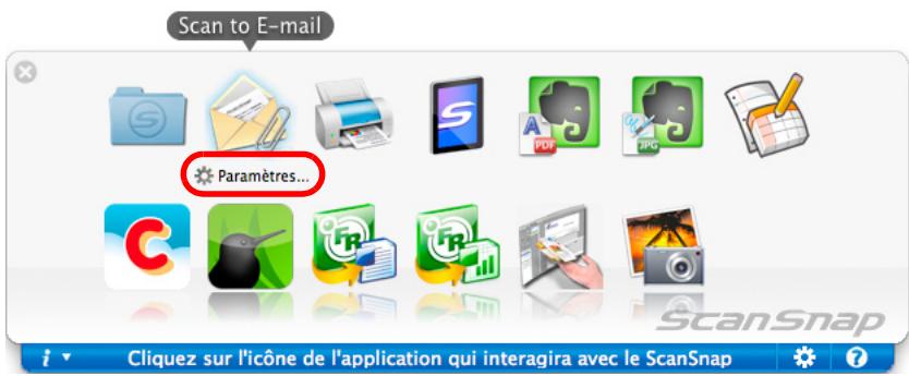 FUJITSU SCANSNAP S1100 DELUXE, SCANSNAP S1100I - Modifiez les paramètres de Scan to E-mail. (Ou rendez-vous à l' étape 5.) - 1
