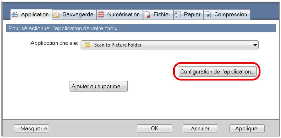 FUJITSU SCANSNAP S1100 DELUXE, SCANSNAP S1100I - Modifiez les paramètres de l'action Scan to Picture Folder. (Ou rendez-vous à l' étape 4.) - 1