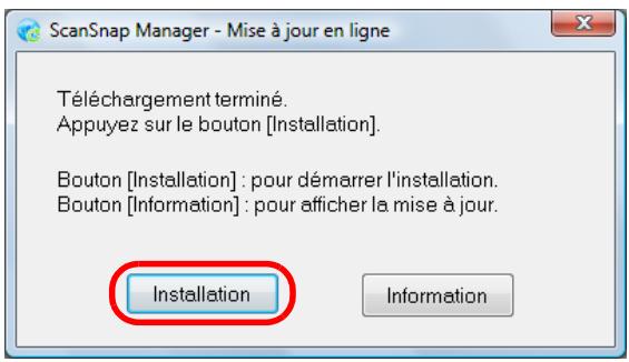 FUJITSU SCANSNAP S1100 DELUXE, SCANSNAP S1100I - Cliquez sur le bouton Installation. - 1
