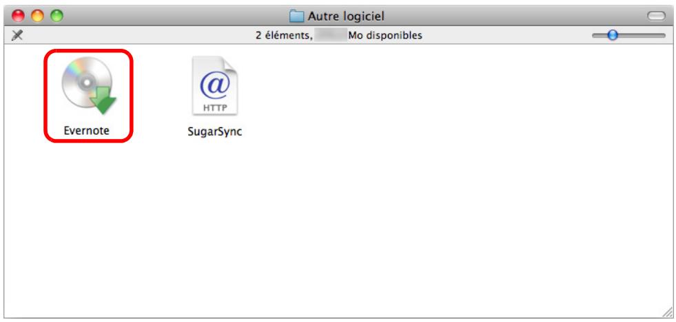 FUJITSU SCANSNAP S1100 DELUXE, SCANSNAP S1100I - Double-cliquez sur I'icone Evernote. - 1