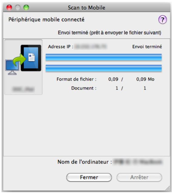 FUJITSU SCANSNAP S1100 DELUXE, SCANSNAP S1100I - Connectez-vous sur votre ordinateur depuis le périphérique mobile. - 1