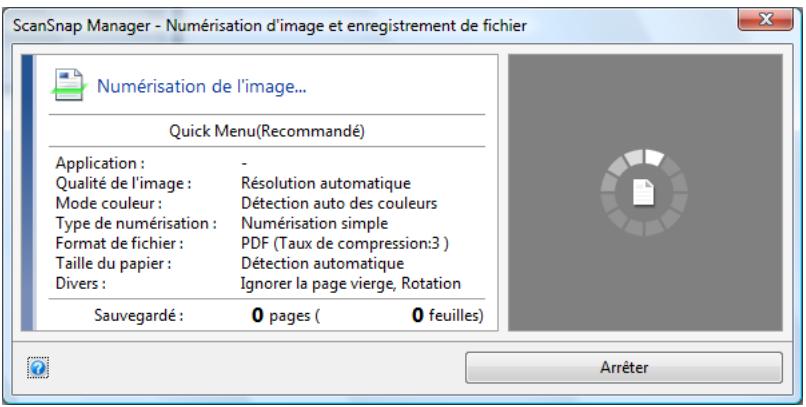FUJITSU SCANSNAP S1100 DELUXE,  SCANSNAP S1100I - Appuyez sur la touche [Scan/Stop] du ScanSnap pour démarrer la numérisation. - 3