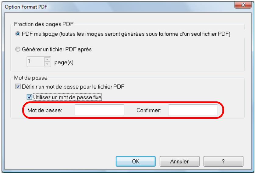 FUJITSU SCANSNAP S1100 DELUXE, SCANSNAP S1100I - Cochez la case Utilisez un mot de passer fixe. - 2