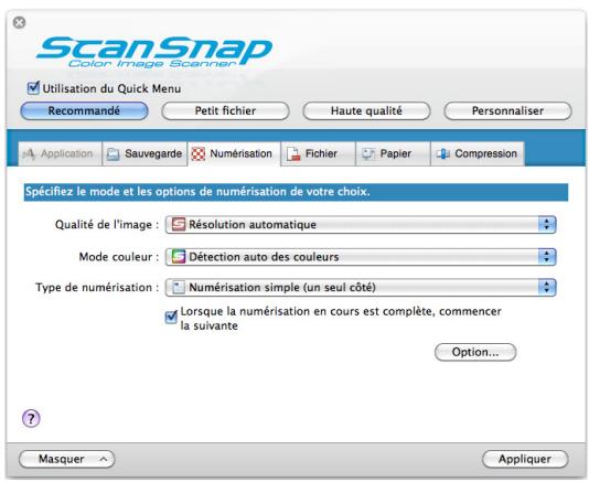 FUJITSU SCANSNAP S1100 DELUXE, SCANSNAP S1100I - - Avec le Quick Menu - 2