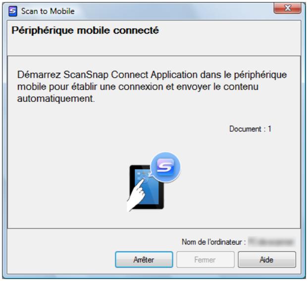 FUJITSU SCANSNAP S1100 DELUXE,  SCANSNAP S1100I - Appuyez sur la touche [Scan/Stop] du ScanSnap pour terminer la numérisation. - 1