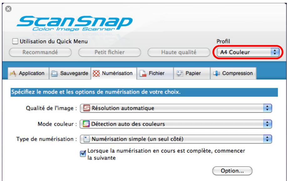 FUJITSU SCANSNAP S1100 DELUXE, SCANSNAP S1100I - Nommez le profil, puis cliquez sur le bouton OK. - 2